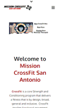 Mobile Screenshot of missioncrossfitsa.com